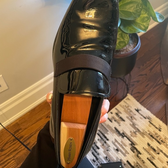 Mens Salvatore Ferragamo Patent leather shoes size 11 - Picture 1 of 6